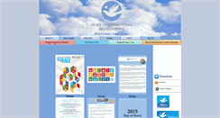 Desktop Screenshot of peace-intl.org