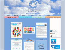 Tablet Screenshot of peace-intl.org